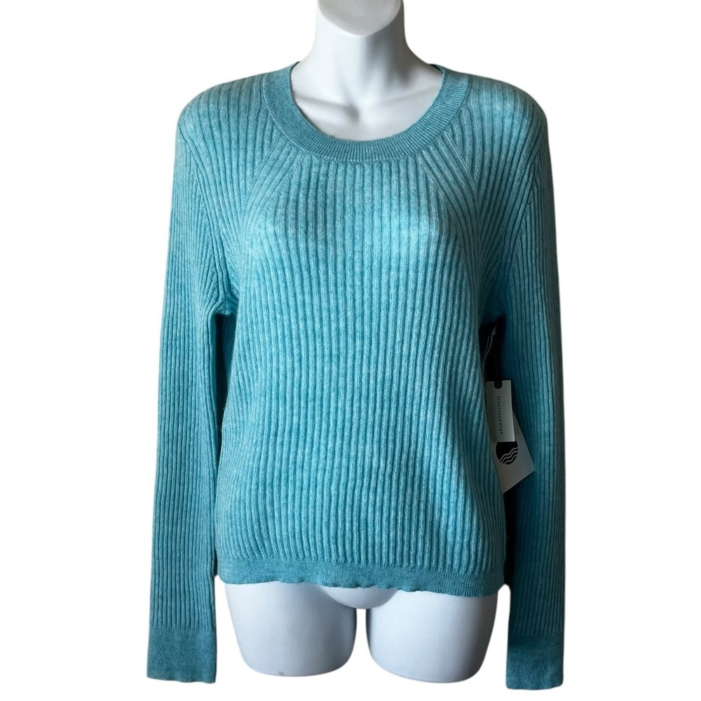 Anthropologie Daily Practice long-sleeve sweater in blue size XL NWT